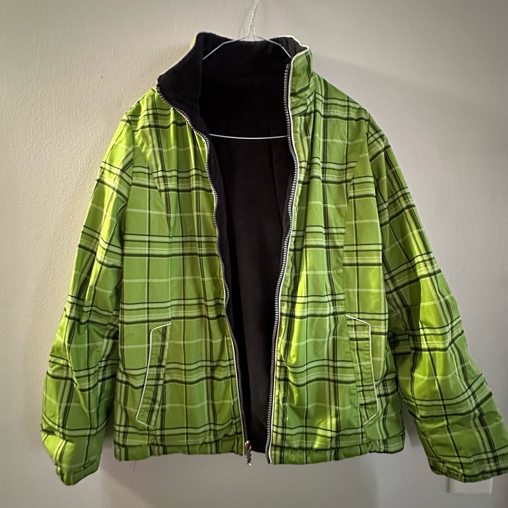 Green light winter coat